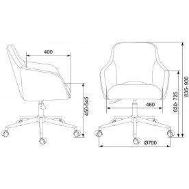Компьютерное кресло Бюрократ CH-380SL
