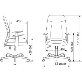 Компьютерное кресло Бюрократ CH-606