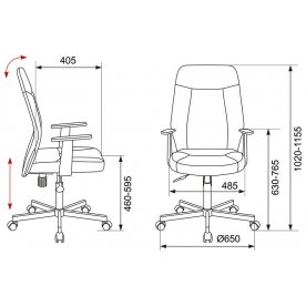 Компьютерное кресло Бюрократ CH-606