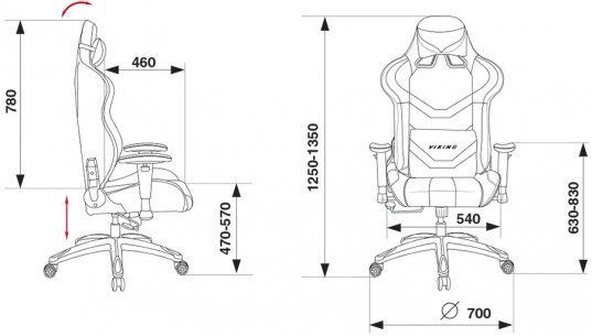 Компьютерное кресло Бюрократ CH-772N BL+BLUE черное / синее