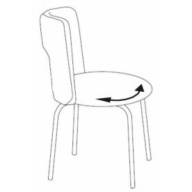 Стул на металлокаркасе Бюрократ KF-1