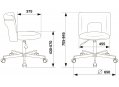 Компьютерное кресло Бюрократ KF-1M оранжевое / черное