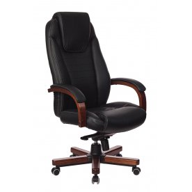 Компьютерное кресло Бюрократ T-9923/walnut/black