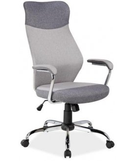 Компьютерное кресло Q-319 светло-серое / темно-серое