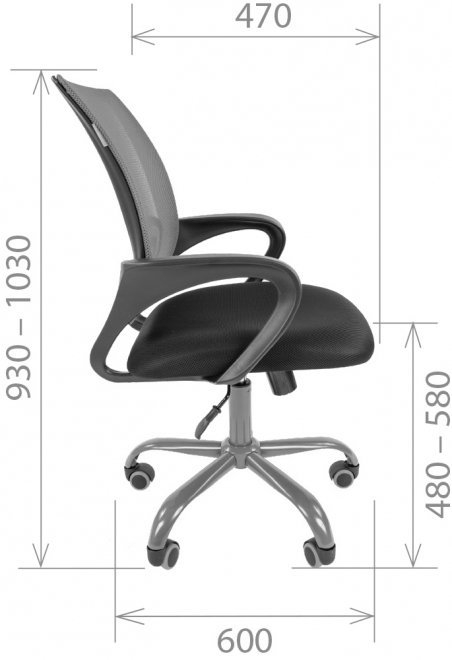 Компьютерное кресло Chairman 696 синее