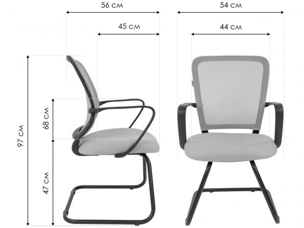 Компьютерное кресло Chairman 698 V tw-04 серое