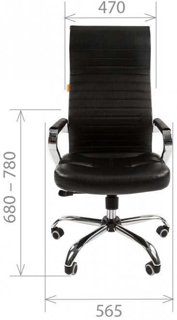 Компьютерное кресло Chairman 700 экопремиум черное