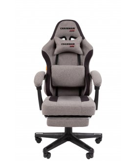 Игровое кресло Chairman CH27 серо-черный