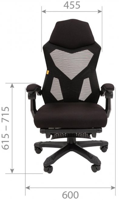 Компьютерное кресло Chairman CH571 черный