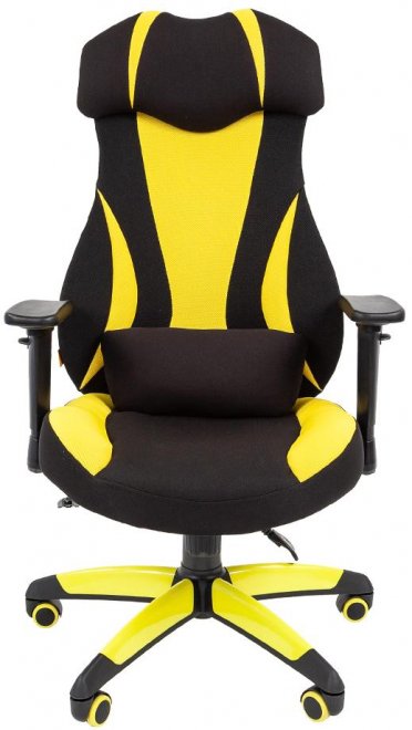Компьютерное кресло Chairman game 14 черное / желтое
