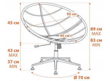 Компьютерное кресло Cloude