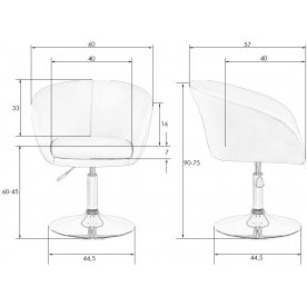 Компьютерное кресло Dobrin Edison Black