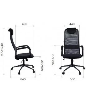 Офисное кресло Everprof EP-705 черное