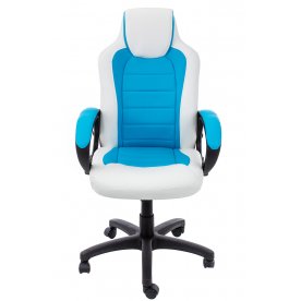 Компьютерное кресло Kadis светло-синее / белое