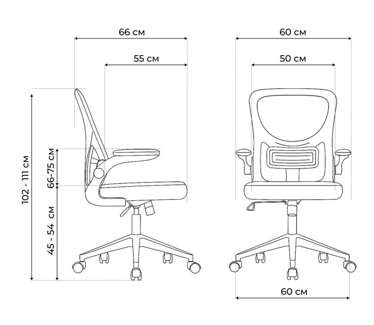 Компьютерное кресло Konfi light gray / white