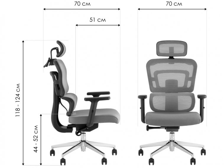 Компьютерное кресло Тишма черное