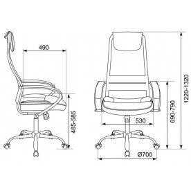 Компьютерное кресло CH-608SL