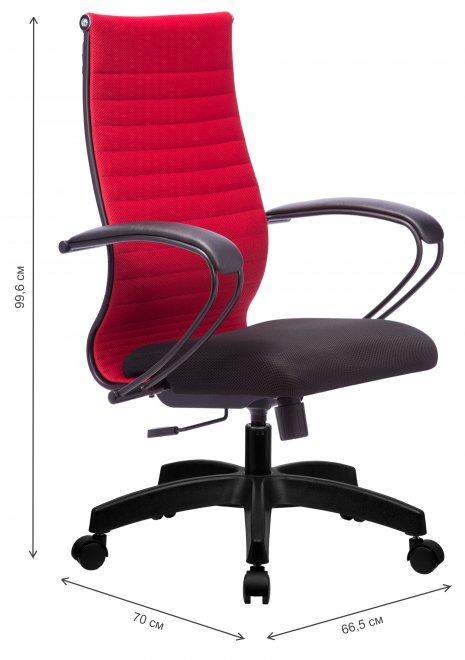 Компьютерное кресло МЕТТА-19 красный