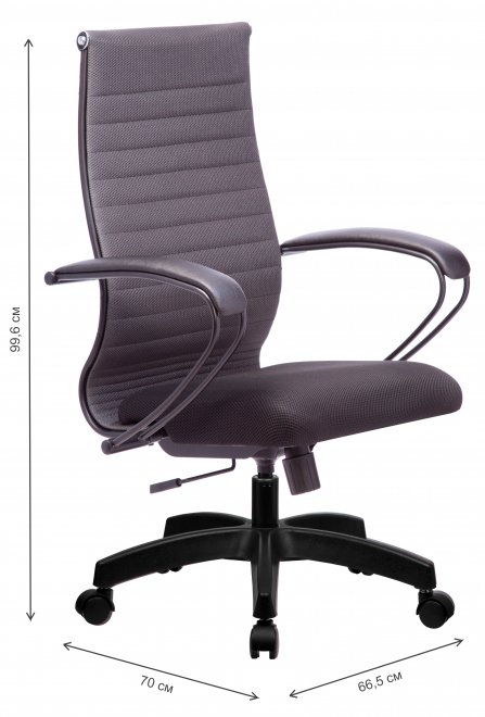 Компьютерное кресло МЕТТА-19 темно-серый