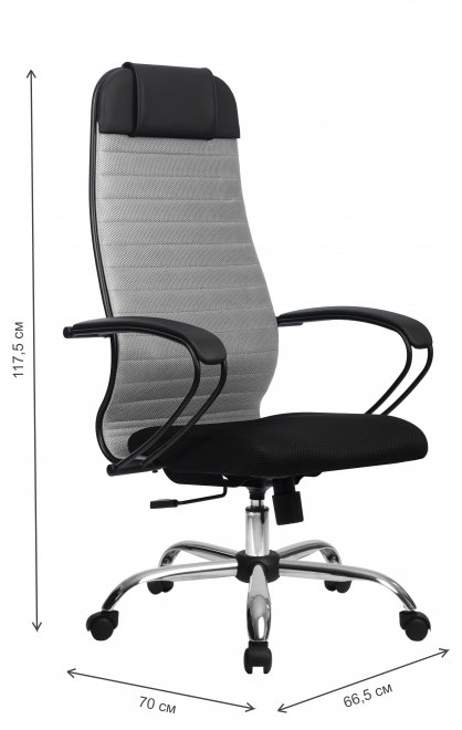 Компьютерное кресло МЕТТА-21 светло-серый