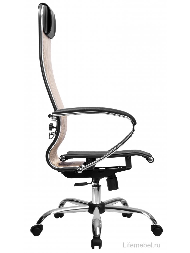 Компьютерное кресло МЕТТА-4 золотой ротанг