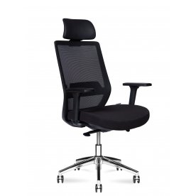 Компьютерное кресло Mono black chrom