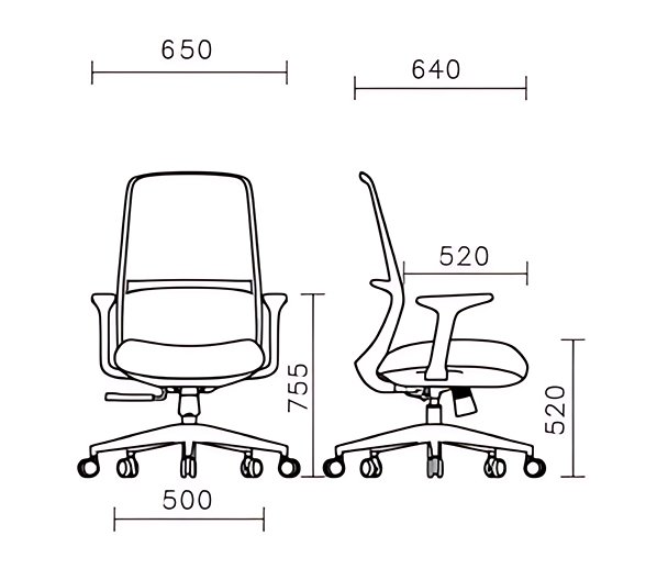 Компьютерное кресло Некст LB черный