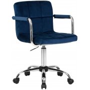 синий велюр mj9-117