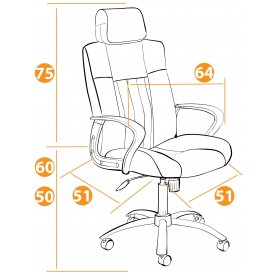 Компьютерное кресло Oxford