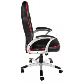 Компьютерное кресло «Пилот» (Pilot) черный / красный