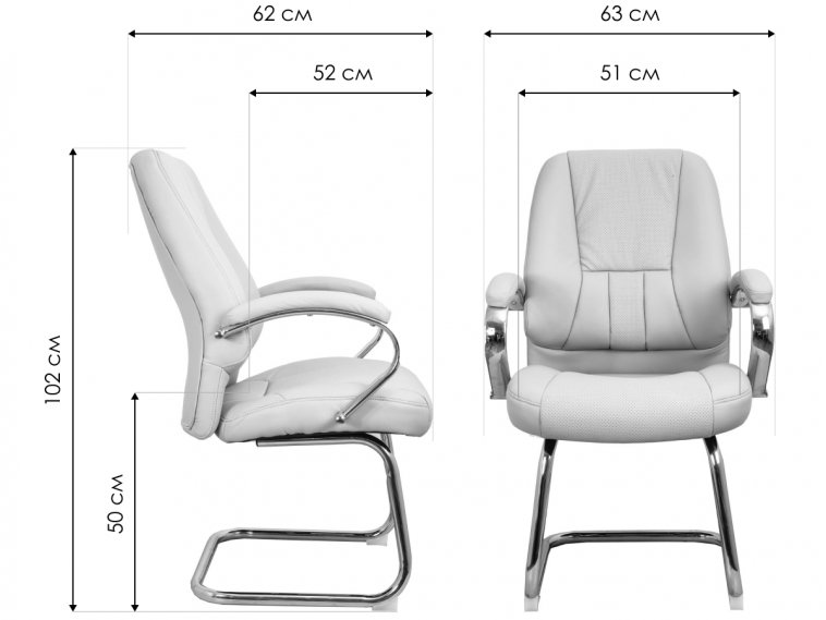 Компьютерное кресло King экокожа бежевый