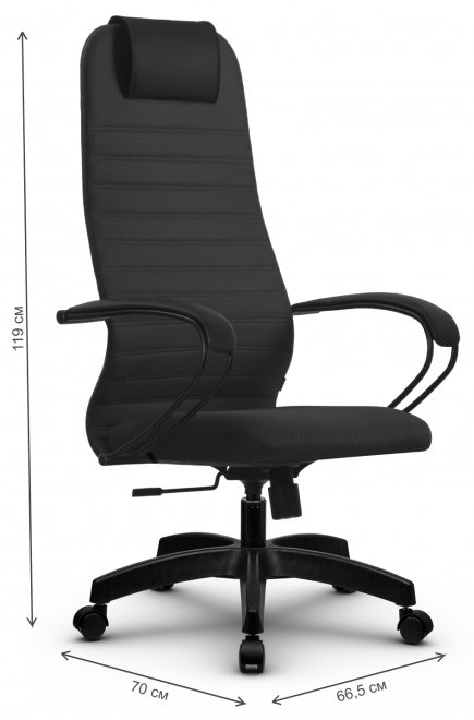 Компьютерное кресло SU-B-10 темно-серый / темно-серый