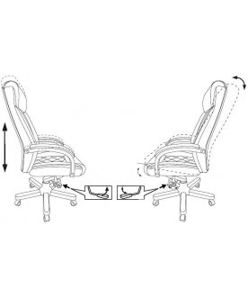 Компьютерное кресло T-9924walnut