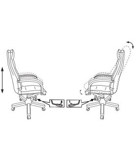Компьютерное кресло T-9927walnut
