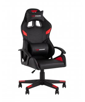 Игровое кресло TopChairs Warden, черно-красный