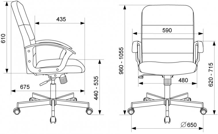 Компьютерное кресло Triest ткань серый