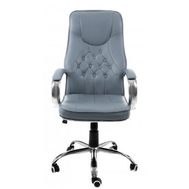 Компьютерное кресло Twinter серо-голубое