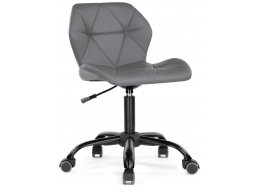 Компьютерное кресло Вальд экокожа серое