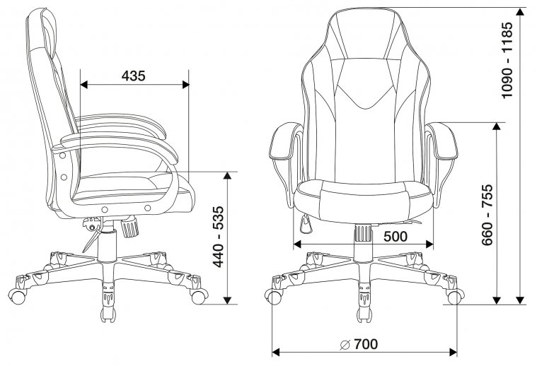 Компьютерное кресло Zombie Game 17 черное