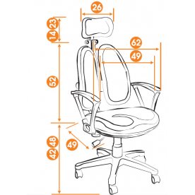 Компьютерное кресло «Бруно» (Bruno)
