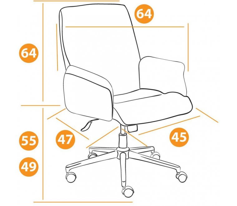 Компьютерное кресло York серое