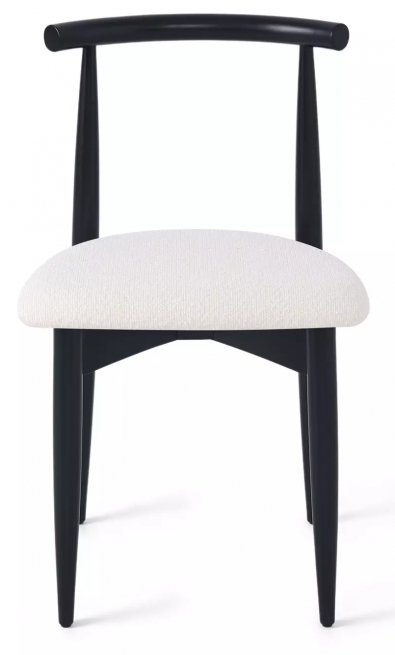 Деревянный стул Rebel белый / береза черная