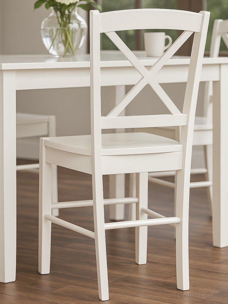 Деревянный стул CD-56 белый