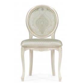 Деревянный стул Инои ткань renaissance brilliant / бежевое золото
