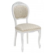 патина серебро / бежевая ткань