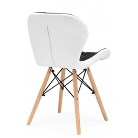 Деревянный стул PC-027 black / white