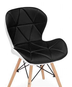 Деревянный стул PC-027 black / white