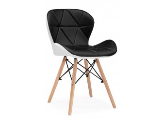 Деревянный стул PC-027 black / white