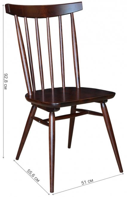 Деревянный стул Самурай махагон