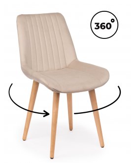 Деревянный стул Седа бежевый (zd 210) / светлое дерево